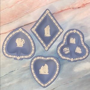 Wedgwood Jasperware Vintage Sweet Dish Set